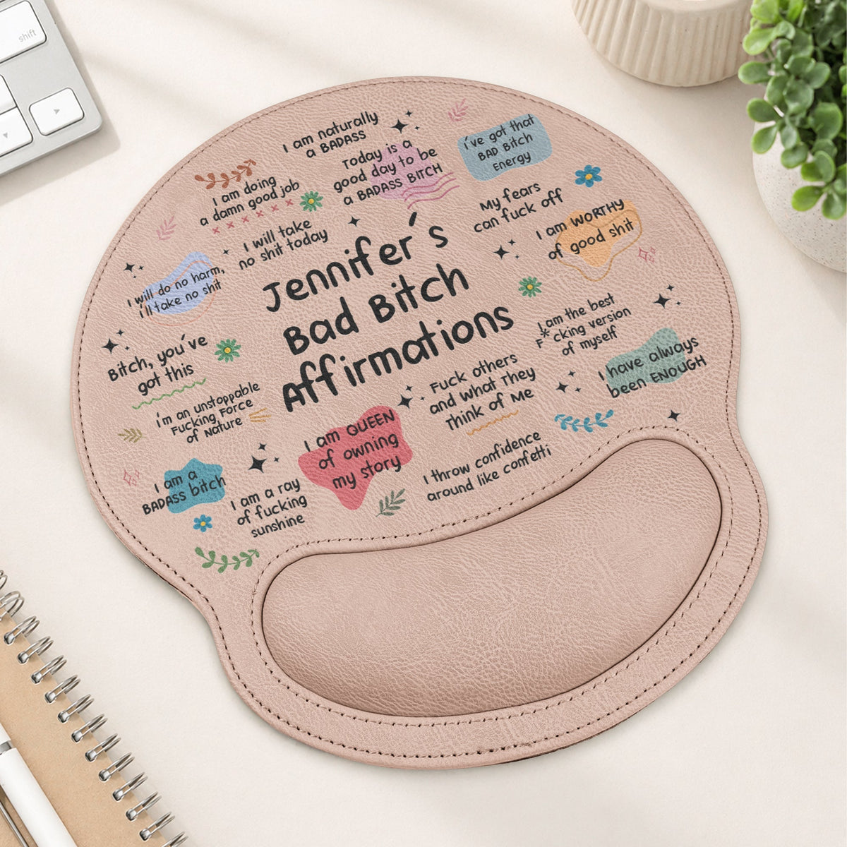 Bad-BTch-Affirmations-For-Coworkers,-Friends,-Self-Gift-Personalized-Mouse-Pad-1