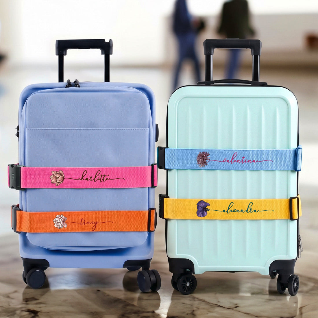 Birth-Flower-With-Name-For-Travel-Lovers-Personalized-Luggage-Strap-1