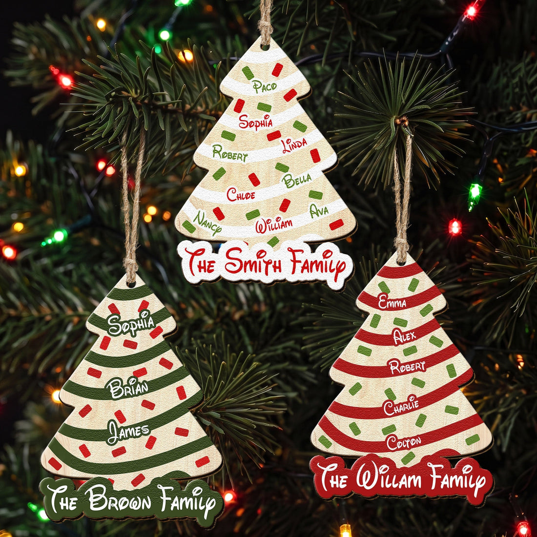Christmas-Cake-Striped-Tree-Personalized-Ornament-1