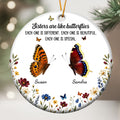 Custom-Birth-Month-Butterflies-Gift-For-Sister-Friend-Sibling-Personalized-Ornament-1