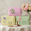 Custom-Name-&-Birth-Flower-Wedding-Gifts-For-Bridesmaid-Bride-Personalized-Makeup-Bag-5