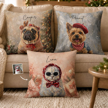 Custom-Pet-Portrait-Oil-Painting-Art-Christmas-Decor-Gifts-For-Pet-Lovers-Personalized-Pillow-1