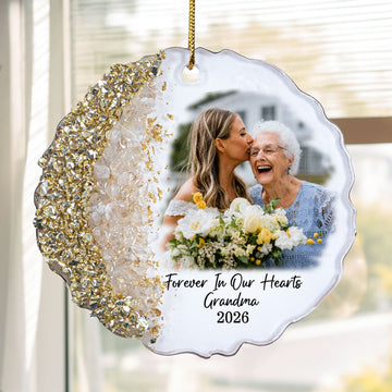 Custom-Photo-Memorial-Christmas-Memorial-Keepsake,-Loss-Of-Loved-One-Personalized-Resin-Ornament-1