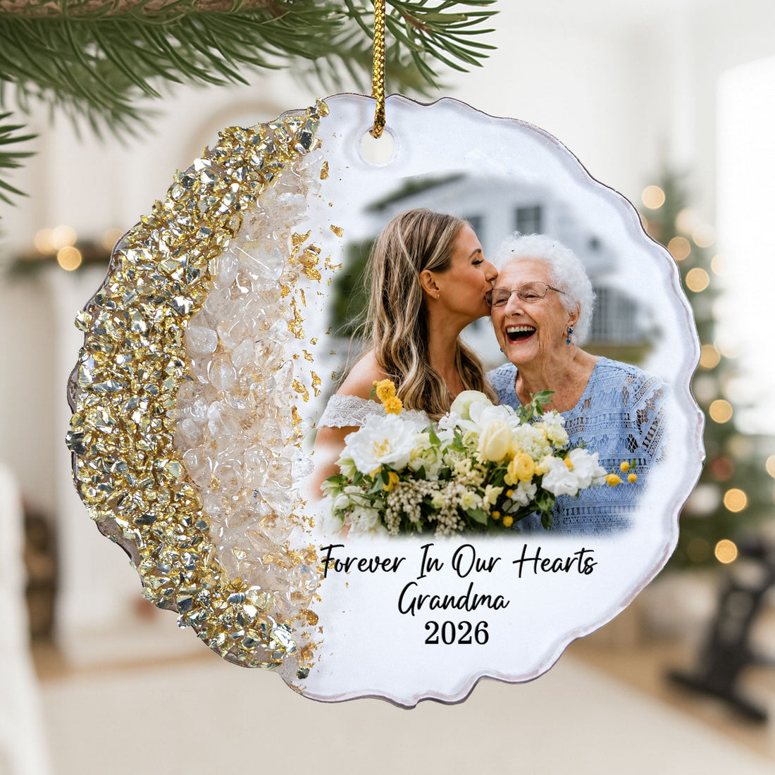 Custom-Photo-Memorial-Christmas-Memorial-Keepsake,-Loss-Of-Loved-One-Personalized-Resin-Ornament-1