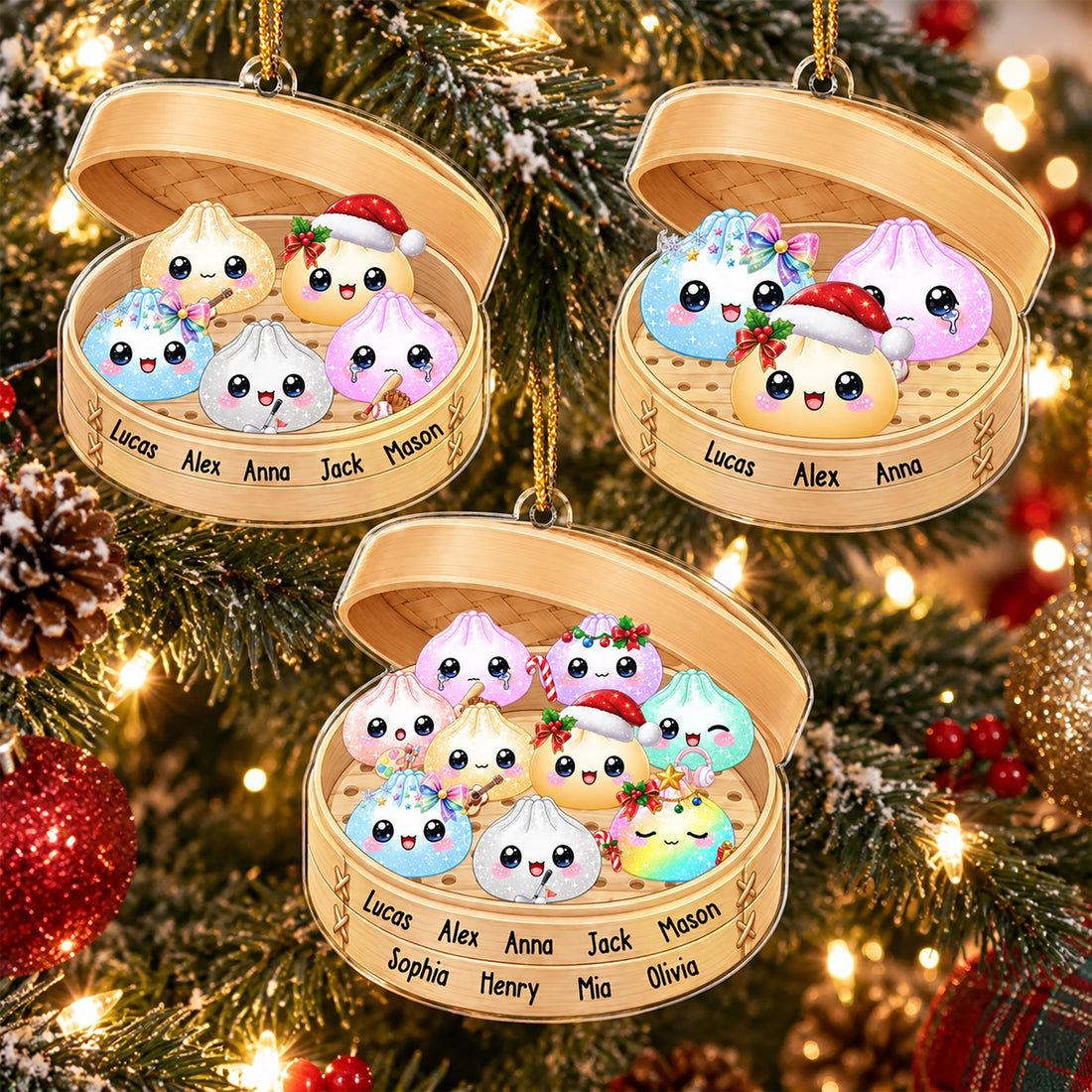 Cute-Dumplings-Family-Christmas-Personalized-Ornament-1