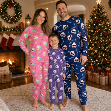 FAMILY-Raglan Pajamas Set