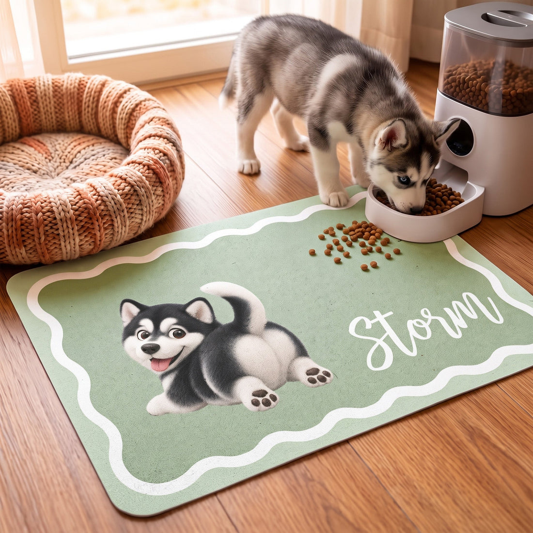 Pet-Lovers-Gift-Dog-Feed-Station-With-Name-Two-Tone-Personalized-Pet-Feeding-Mat-1