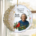 I Am Always With You Custom Photo - Personalized Resin Ornament 1