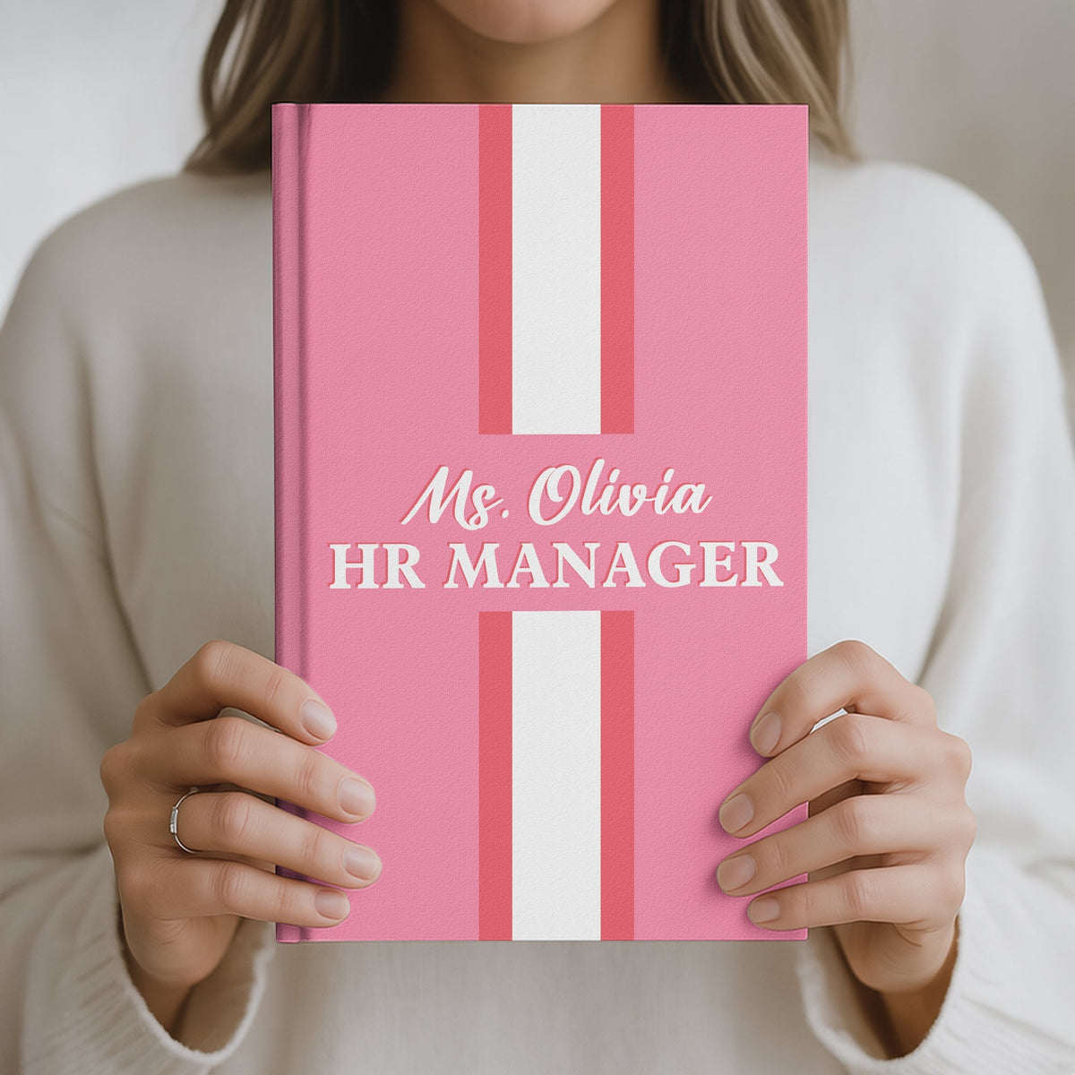 Shadow Monogrammed Gift For Gift For Coworker Teacher Nurse Thank You Appreciation Gift - Personalized Journal 1