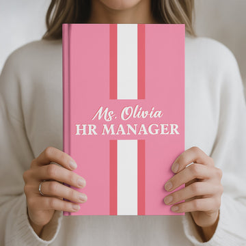 Shadow Monogrammed Gift For Gift For Coworker Teacher Nurse Thank You Appreciation Gift - Personalized Journal 1