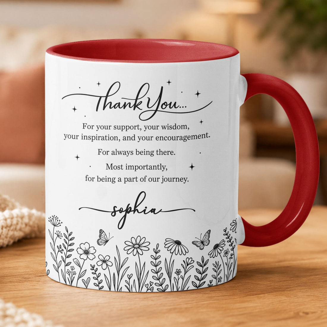 Thank You Employee Appreciation Gift - Personalized Mug 1